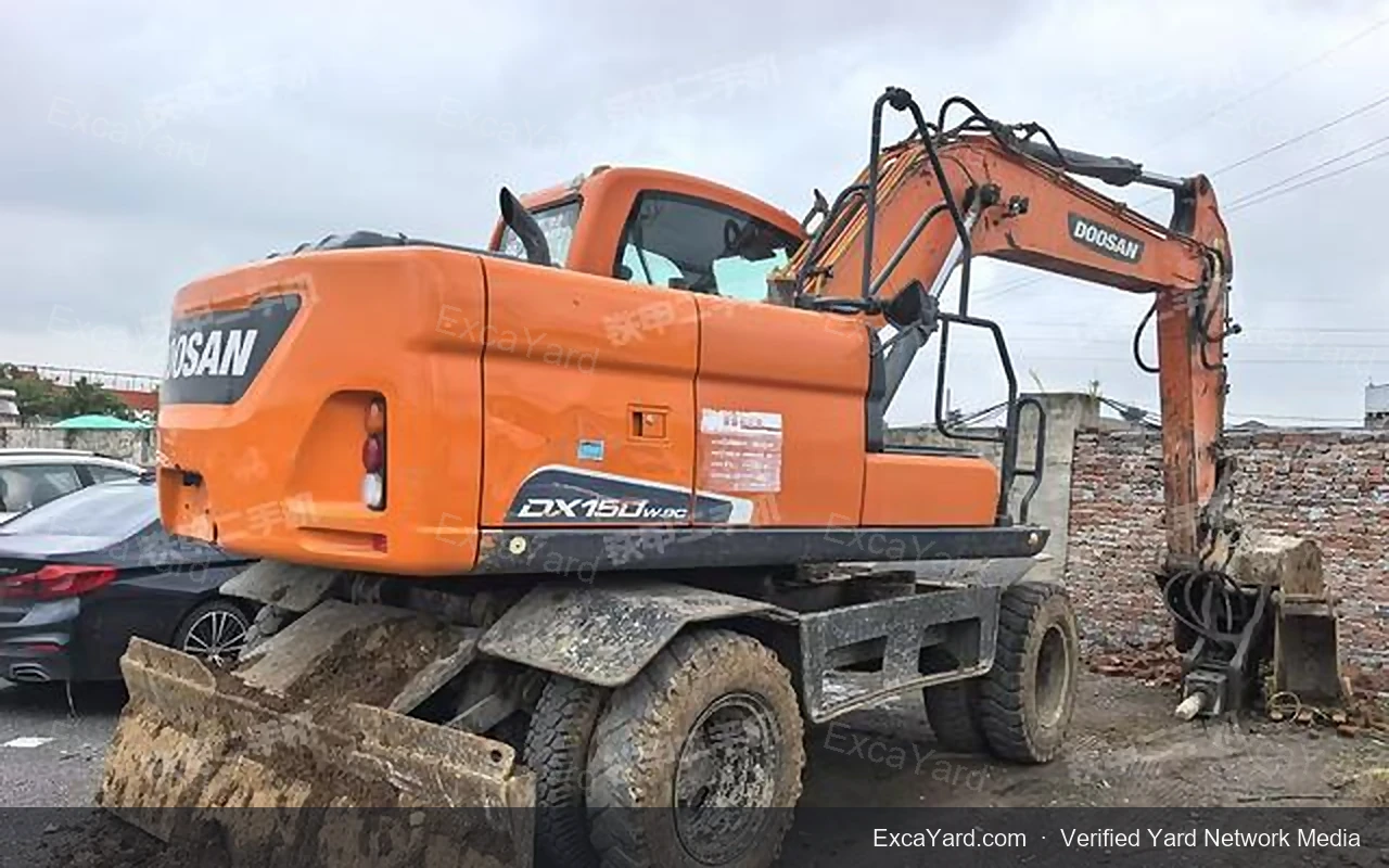 2019 Doosan DX150WE9C Used Excavator — gallery view 2, used excavator available for export from China
