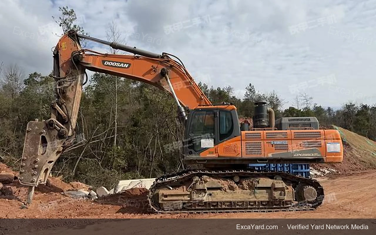 2021 Doosan DX560LC9CACE Used Excavator — gallery view 2, used excavator available for export from China