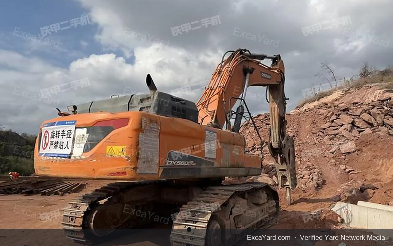 2021 Doosan DX560LC9CACE Used Excavator — gallery view 3, used excavator available for export from China