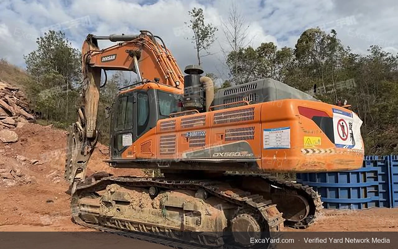 2021 Doosan DX560LC9CACE Used Excavator — gallery view 4, used excavator available for export from China