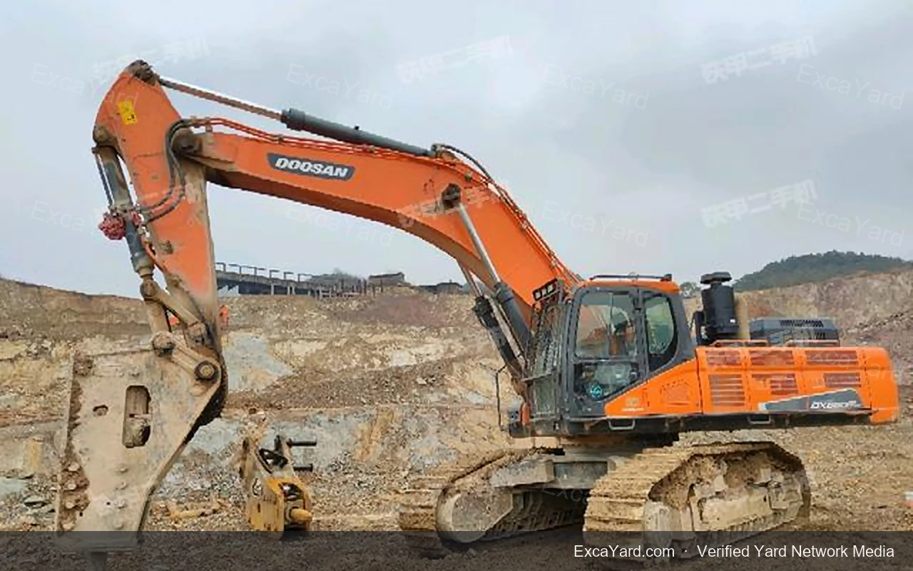 2020 Doosan DX759CNACE used excavator for sale — Grade A, 5,488 hours, FOB Shanghai $53,000 | Stock EXY-DOOSDX759CNA-182