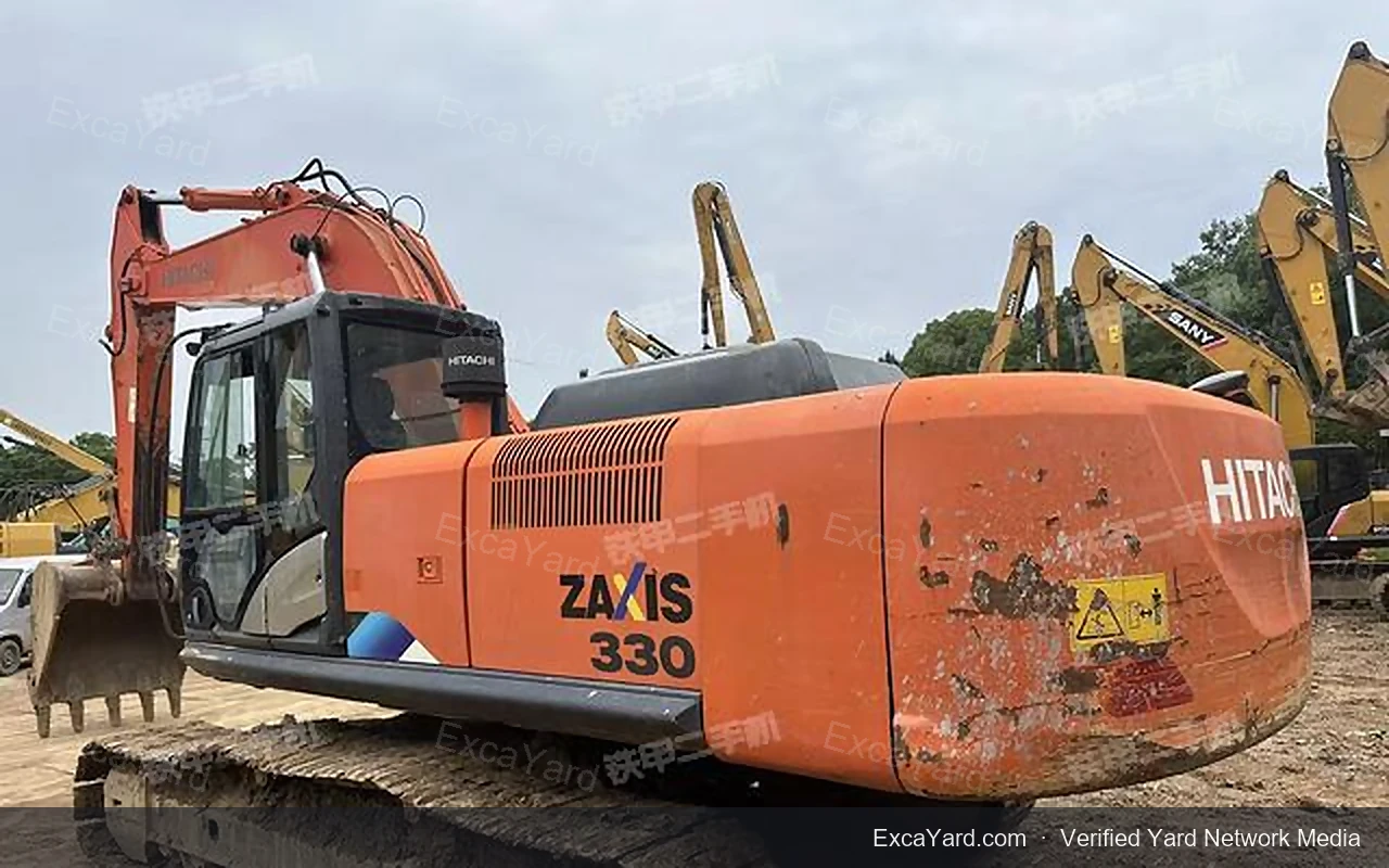 حفارة Hitachi ZX210K5A موديل 2020 بساعات تشغيل 4,200 درجة A للتصدير