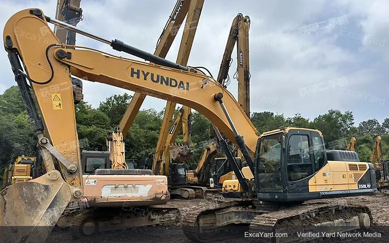 2021 Hyundai 350LVS Used Excavator — gallery view 5, used excavator available for export from China