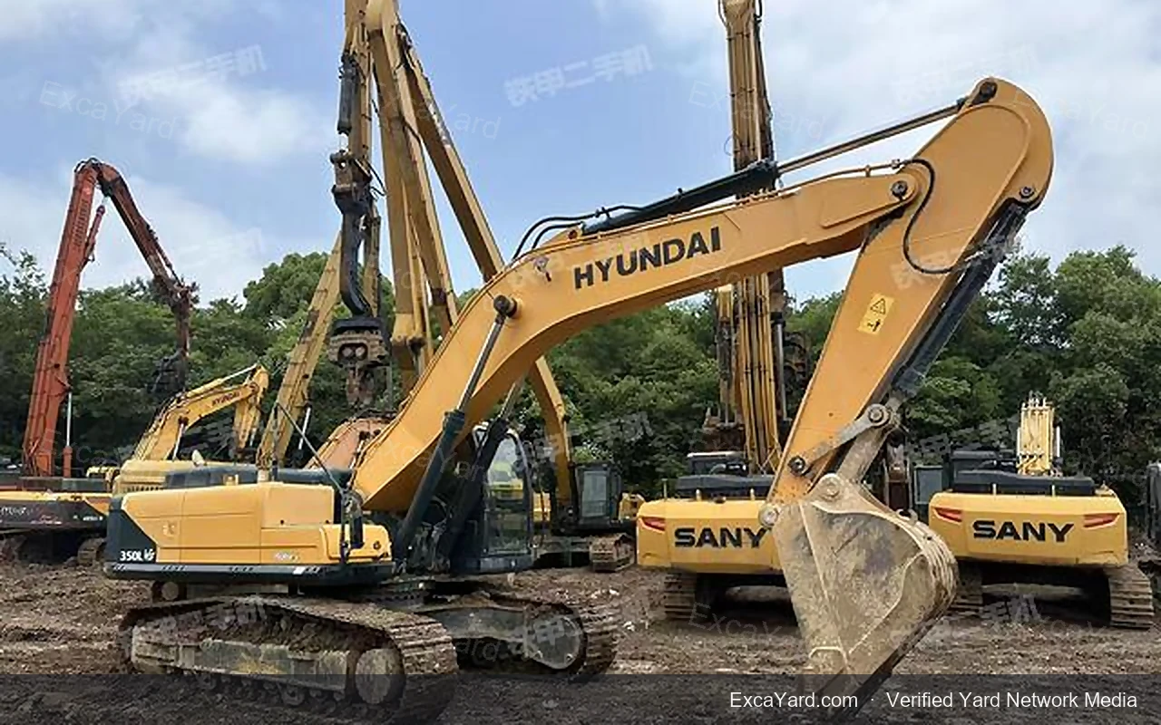 2021 Hyundai 350LVS Used Excavator — gallery view 4, used excavator available for export from China
