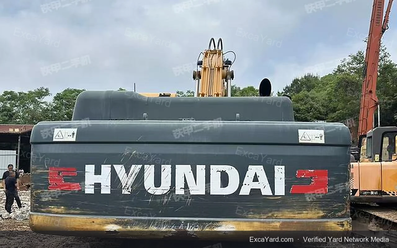 حفار Hyundai 350LVS موديل 2021، 3,200 ساعة، الدرجة A، للتصدير