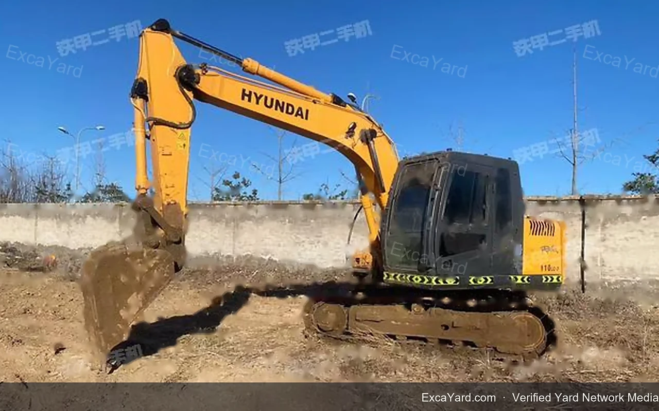 2015 Hyundai R1107 Used Excavator — gallery view 16, used excavator available for export from China
