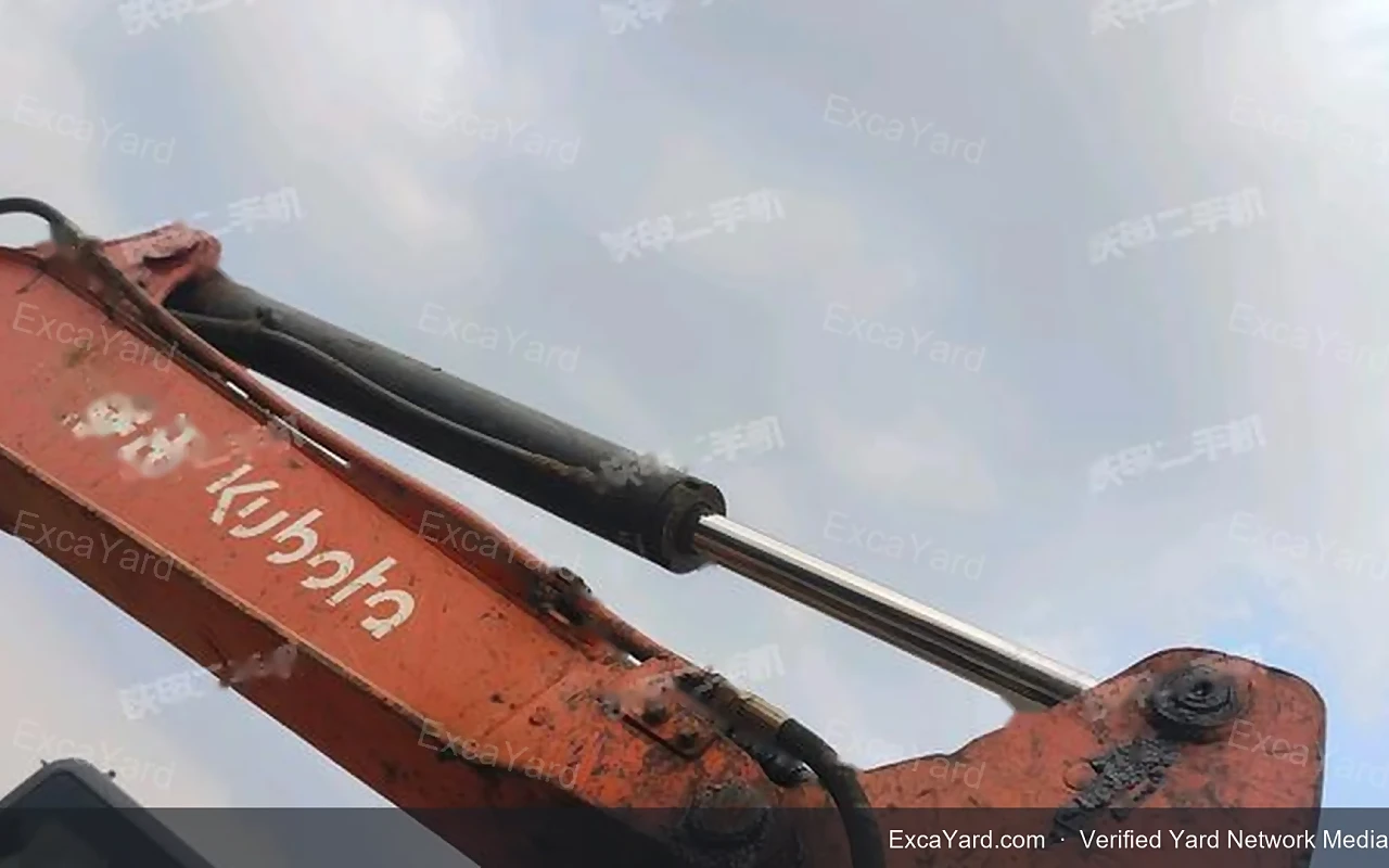 2020 Kubota KX1555 used excavator for sale — Grade A, 6,920 hours, FOB Shanghai $20,000 | Stock EXY-KUBOKX1555-014