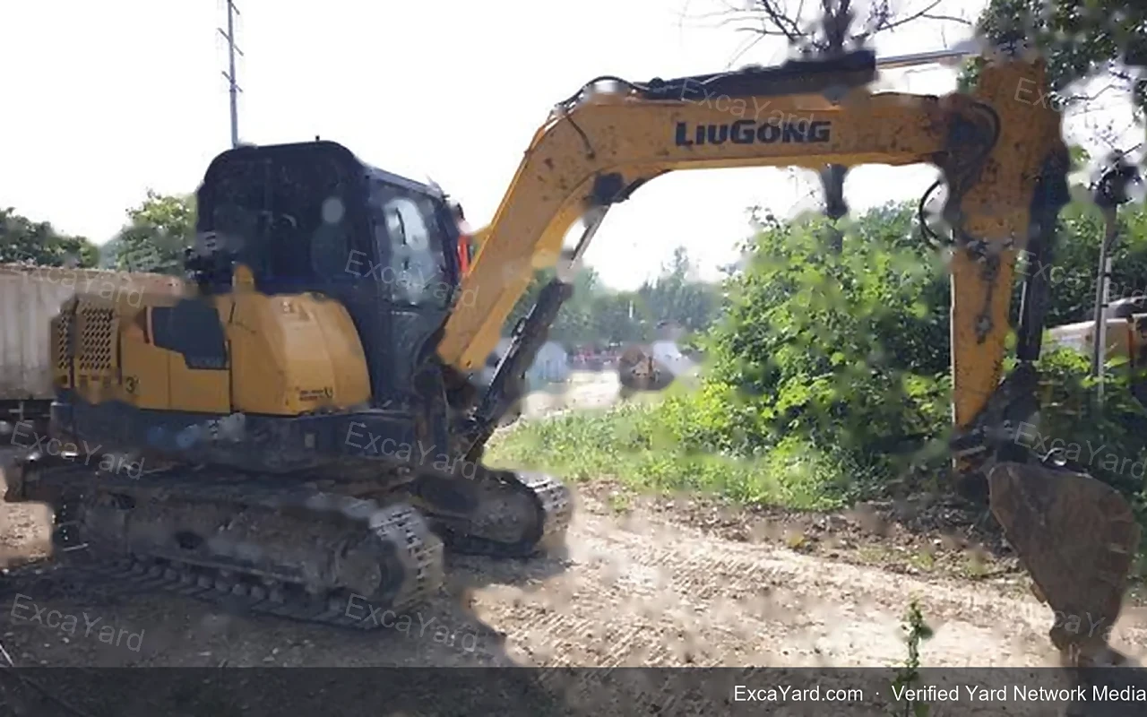 Excavatrice LiuGong CLG906E 2021, 5 392 heures, Grade A pour export