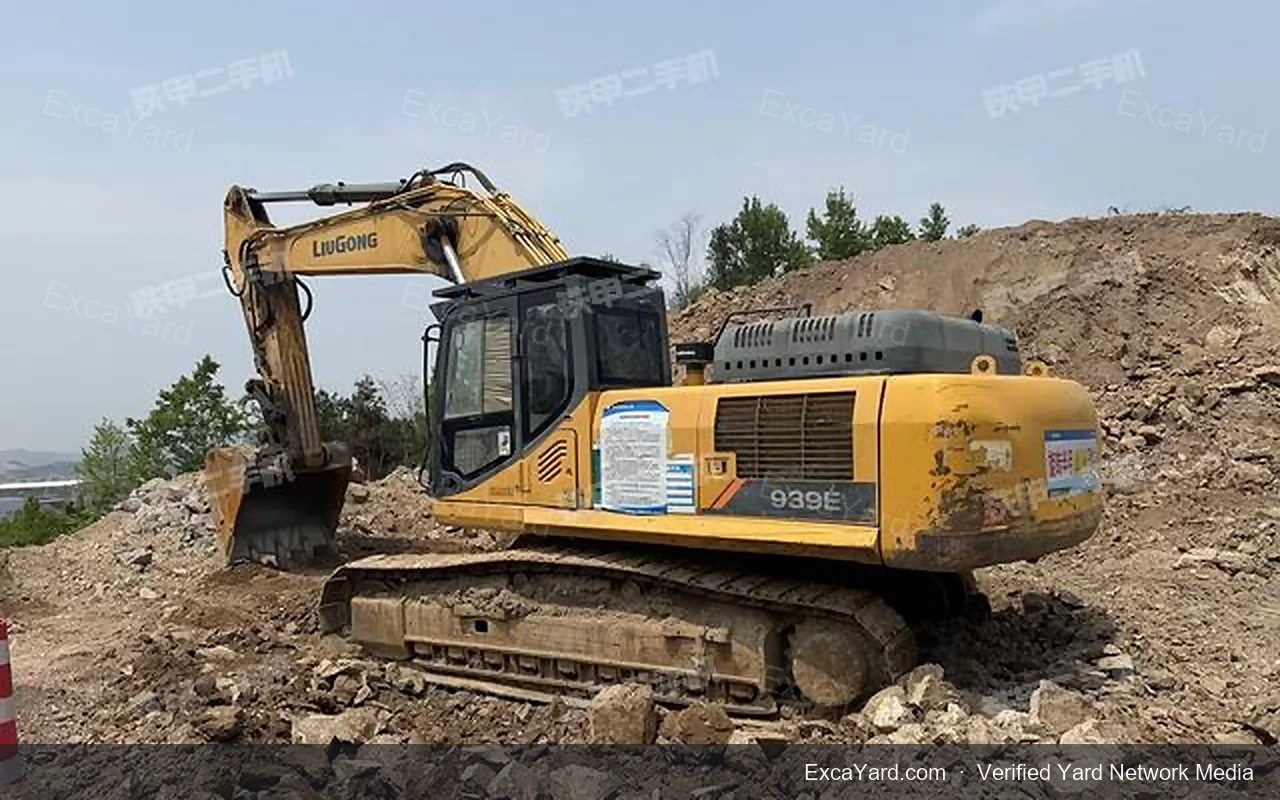 حفارة LiuGong CLG939E موديل 2020، 93.9 طن، درجة B للتصدير