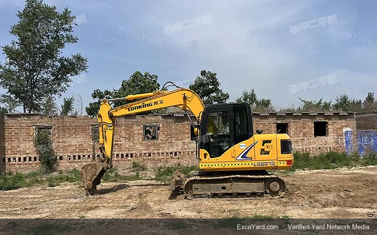2017 Lonking LG6075 Used Excavator — gallery view 3, used excavator available for export from China