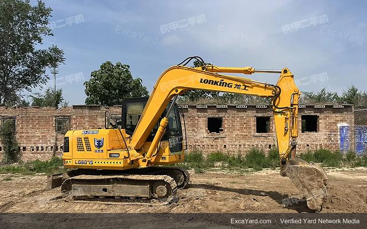 2017 Lonking LG6075 Used Excavator — gallery view 2, used excavator available for export from China