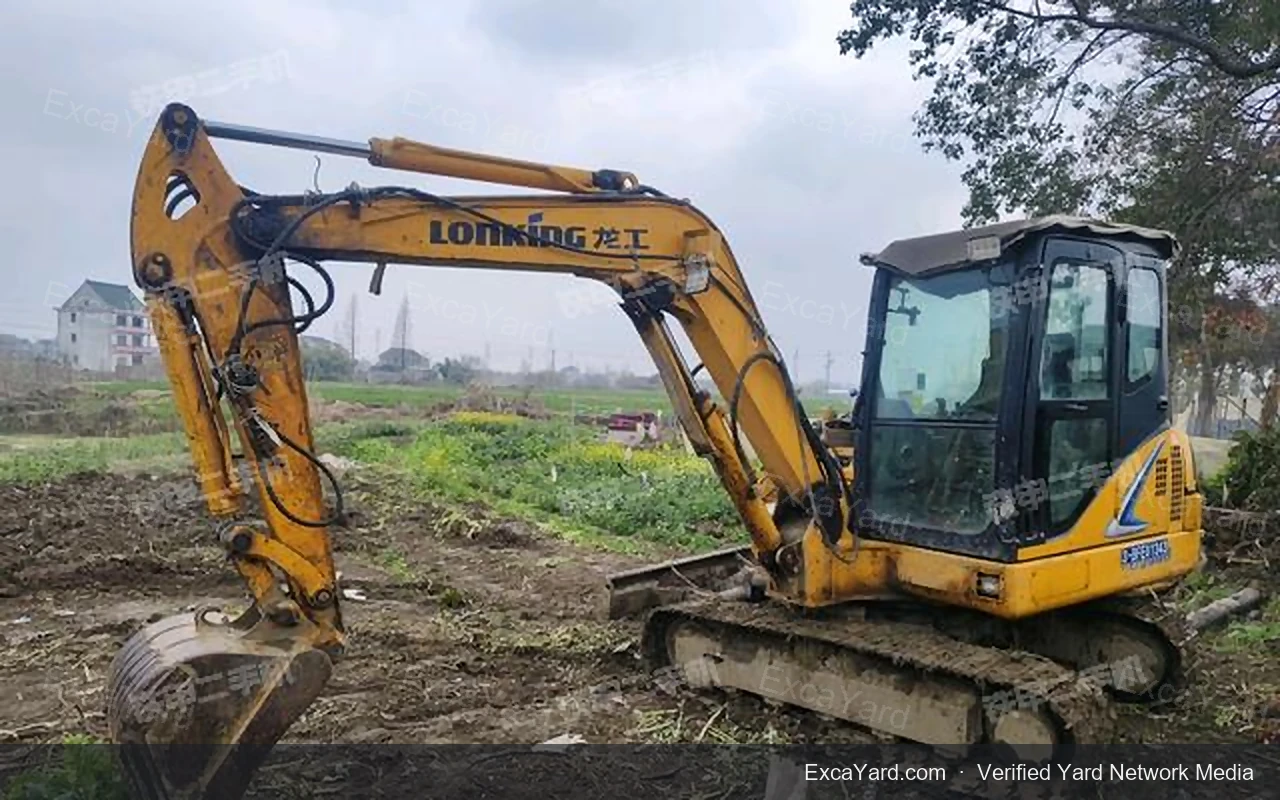 2020 Lonking LG6090 used excavator for sale — Grade B, 8,049 hours, FOB Shanghai $48,000 | Stock EXY-LONKLG6090-109