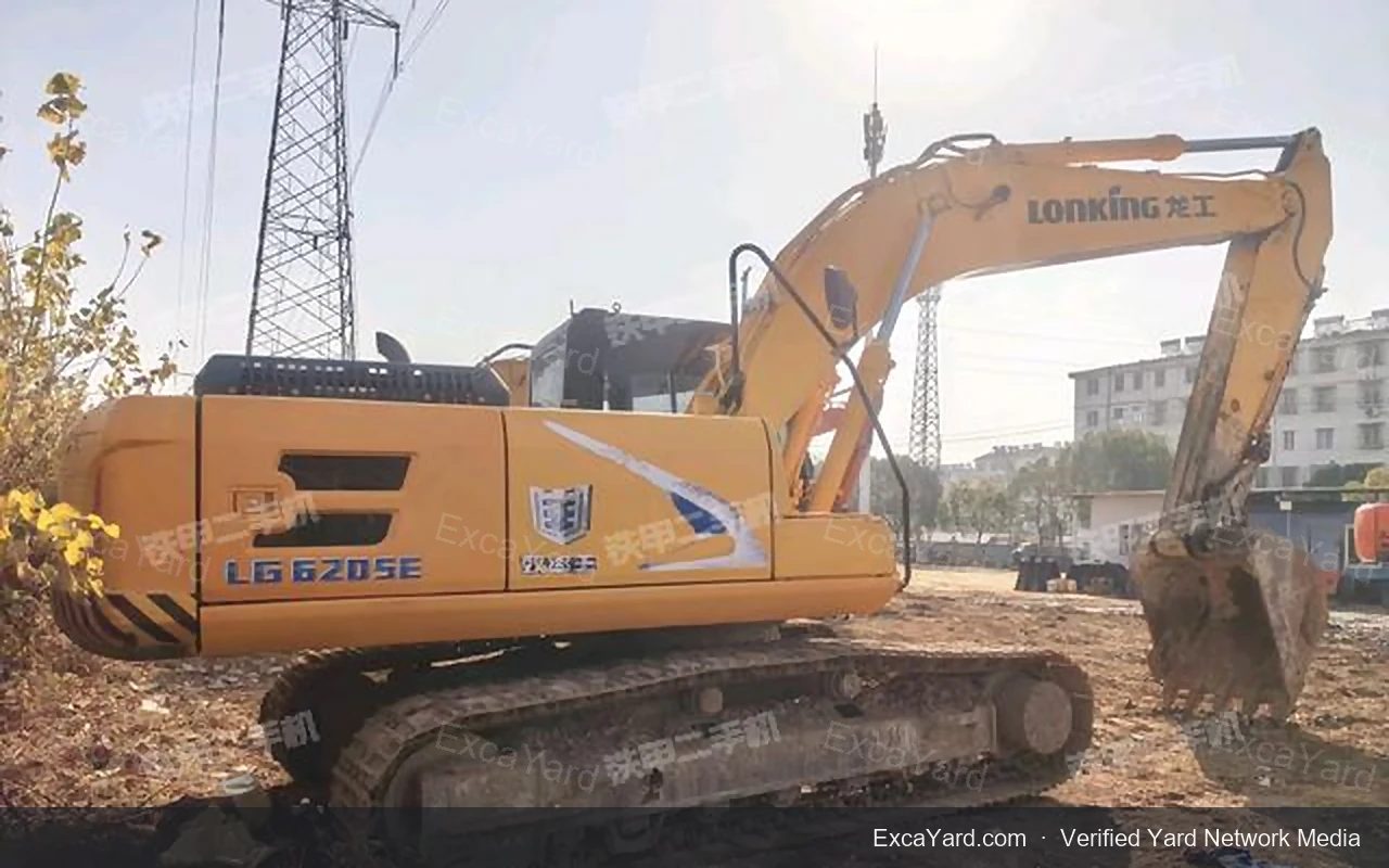 2021 Lonking LG6205E used excavator for sale — Grade A, 6,800 hours, FOB Shanghai $53,500 | Stock EXY-LONKLG6205E-171