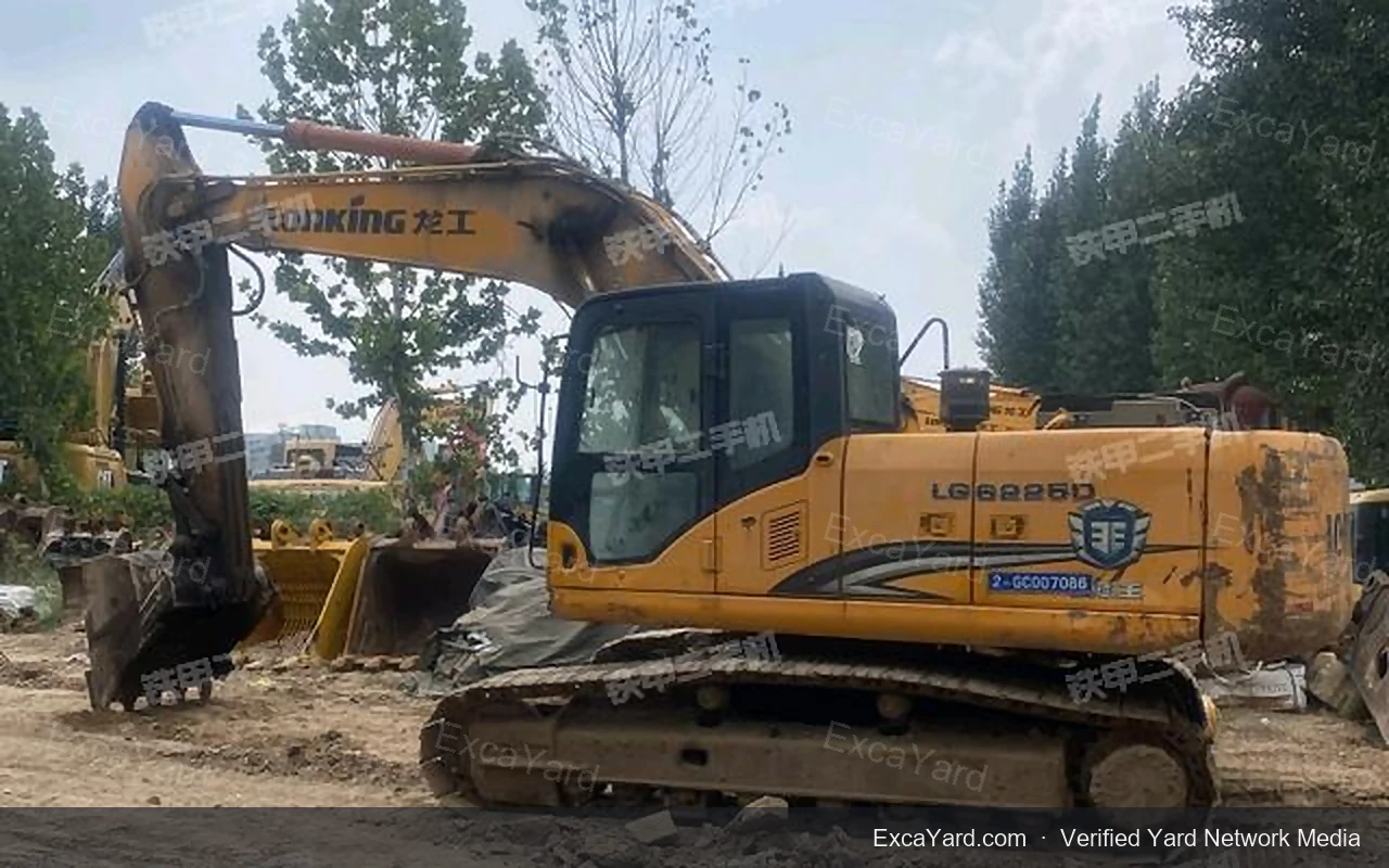 2012 Lonking LG6225D Used Excavator — gallery view 2, used excavator available for export from China