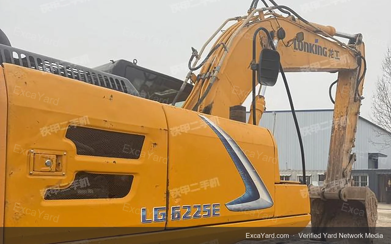 2018 Lonking LG6225E used excavator for sale — Grade B, 8,705 hours, FOB Shanghai $36,500 | Stock EXY-LONKLG6225E-115