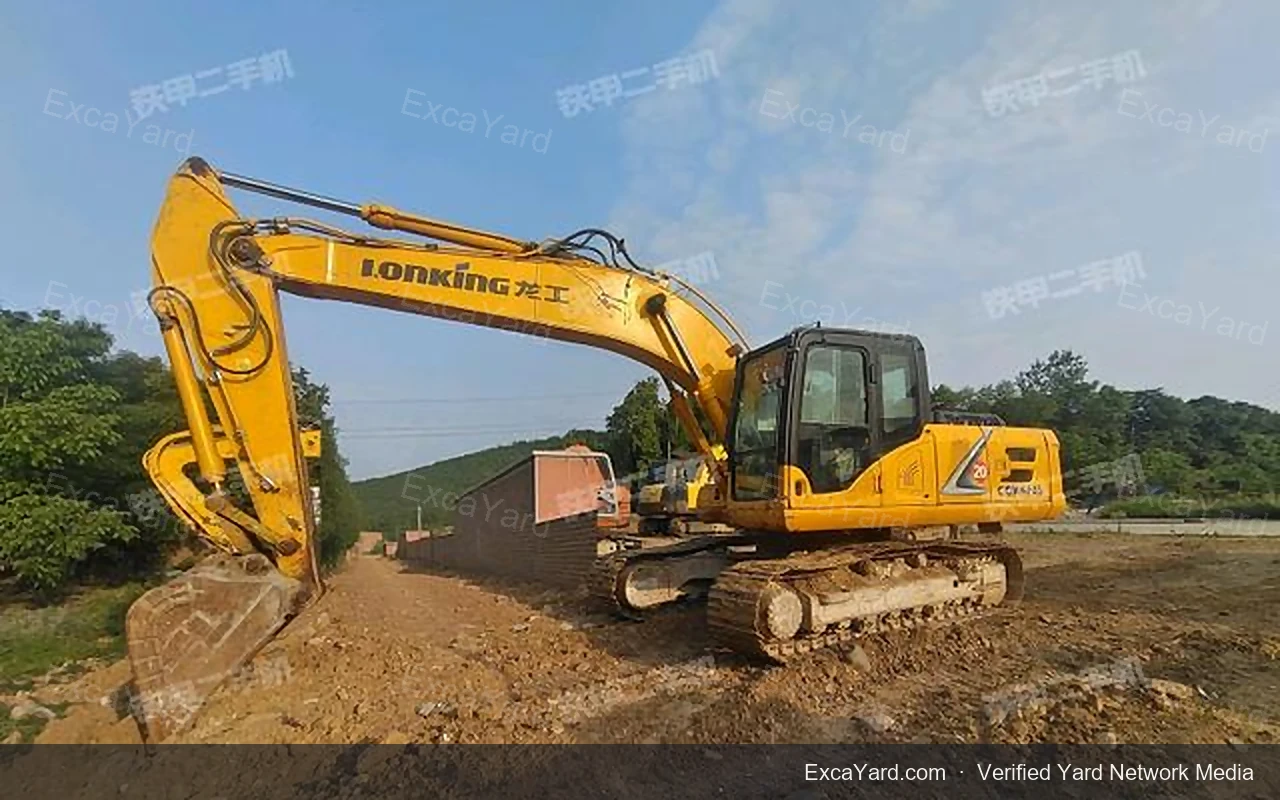 2018 Lonking LG6225E Used Excavator — gallery view 3, used excavator available for export from China