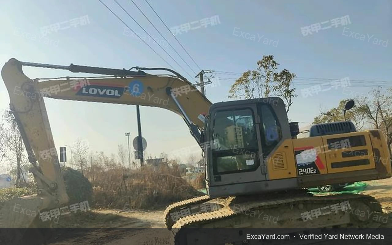 2017 Lovol FR651 used excavator for sale — Grade B, 9,800 hours, FOB Shanghai $30,500 | Stock EXY-LOVOFR651-101