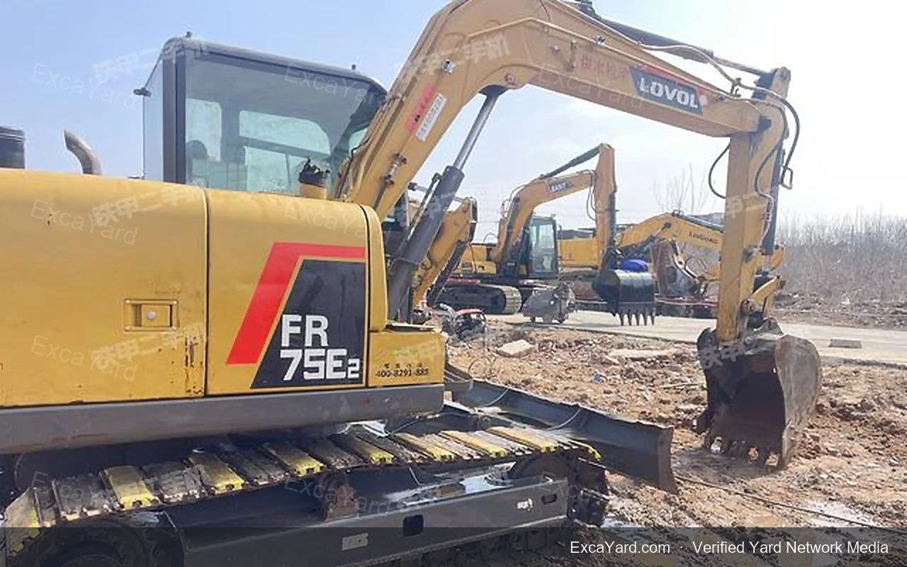2022 Lovol FR75E2 Used Excavator — gallery view 2, used excavator available for export from China