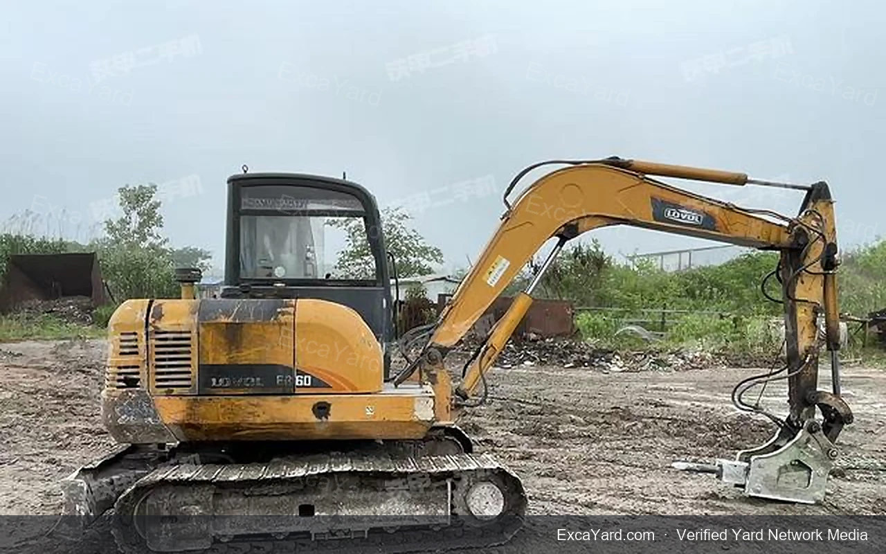 حفارة Lovol FR80E موديل 2018 - 4,200 ساعة درجة A للتصدير
