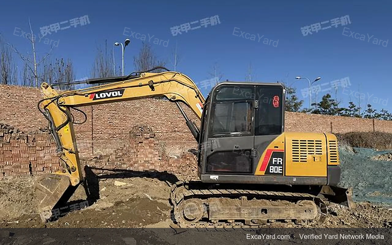 2019 Lovol FR80E Used Excavator — gallery view 3, used excavator available for export from China