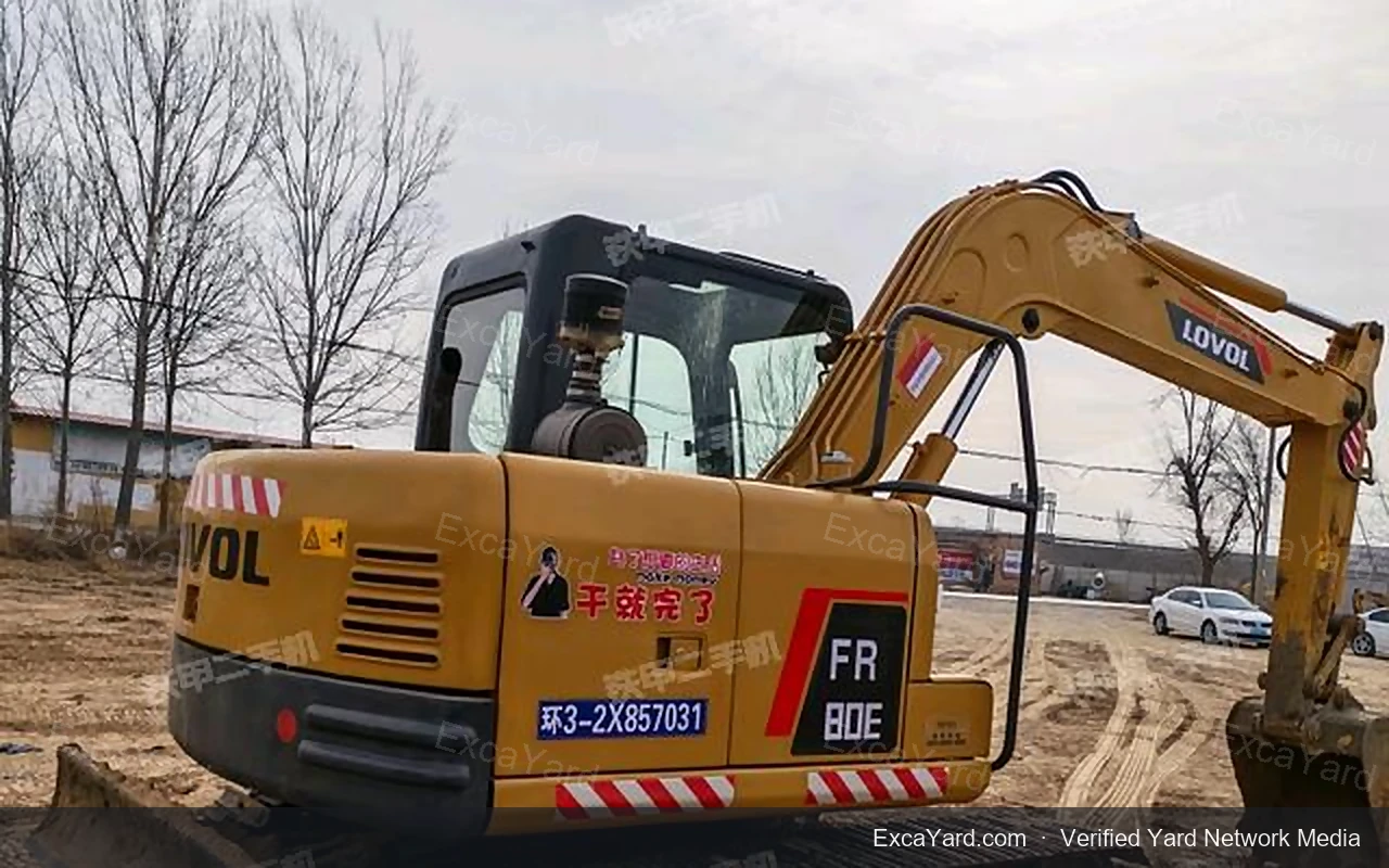 2015 Lovol FR80E Used Excavator — gallery view 2, used excavator available for export from China