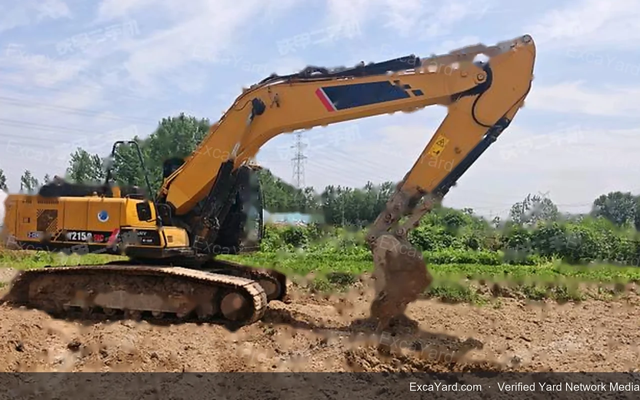 Excavadora Sany SY200CSIC de 2021, 6,600h, Grado A para exportación