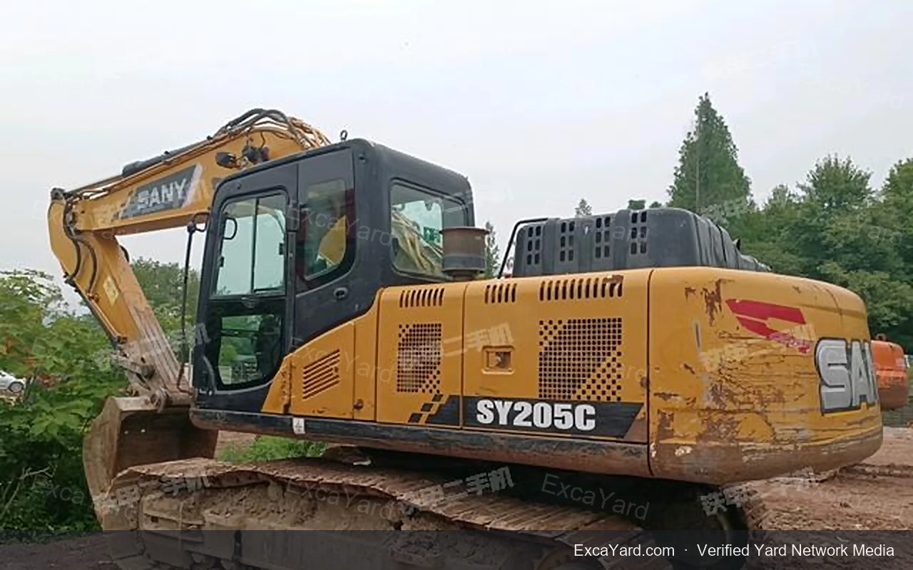 2020 Sany SY205C Used Excavator — gallery view 2, used excavator available for export from China