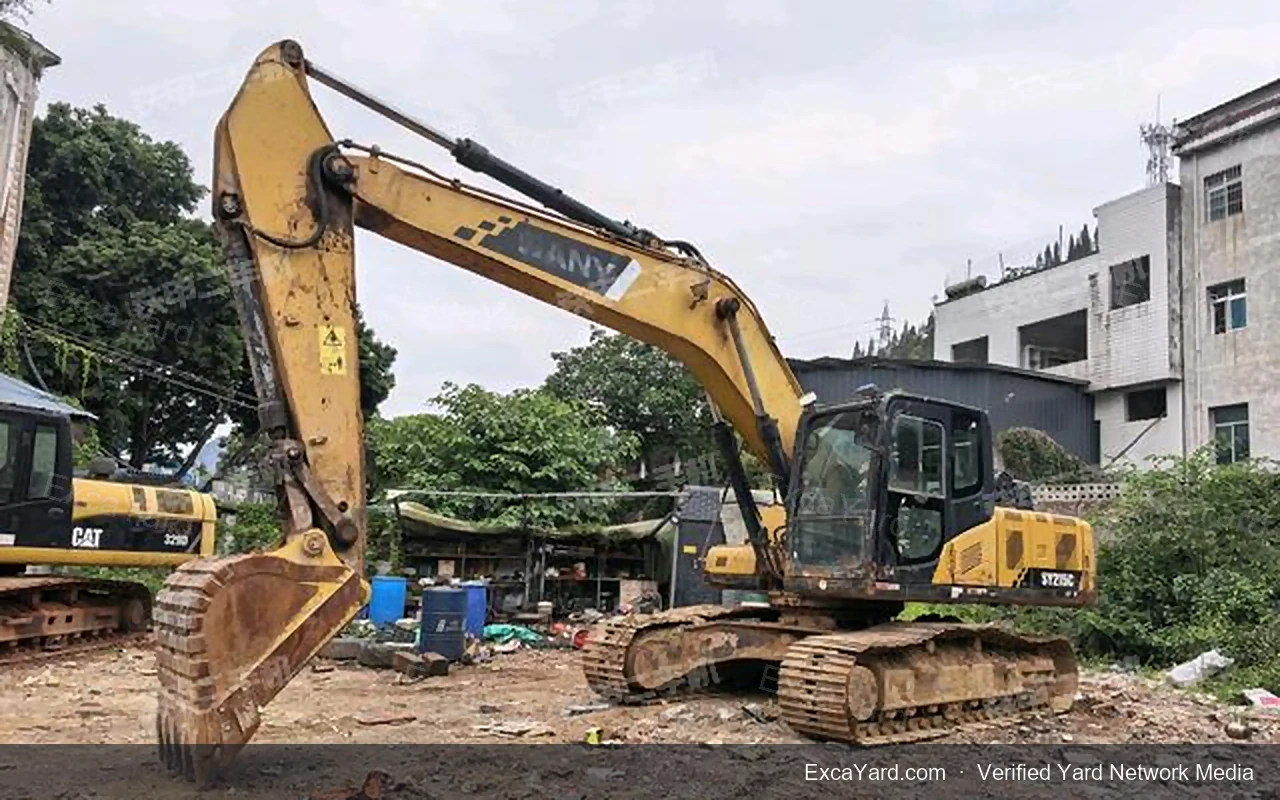 2017 Sany SY215C used excavator for sale — Grade A, 6,200 hours, FOB Shanghai $13,000 | Stock EXY-SANYSY215C-148