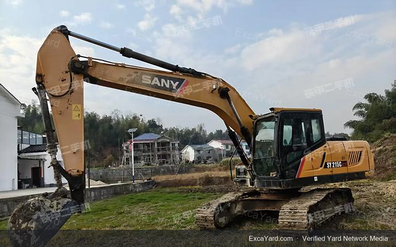 2017 Sany SY215C Used Excavator — gallery view 2, used excavator available for export from China