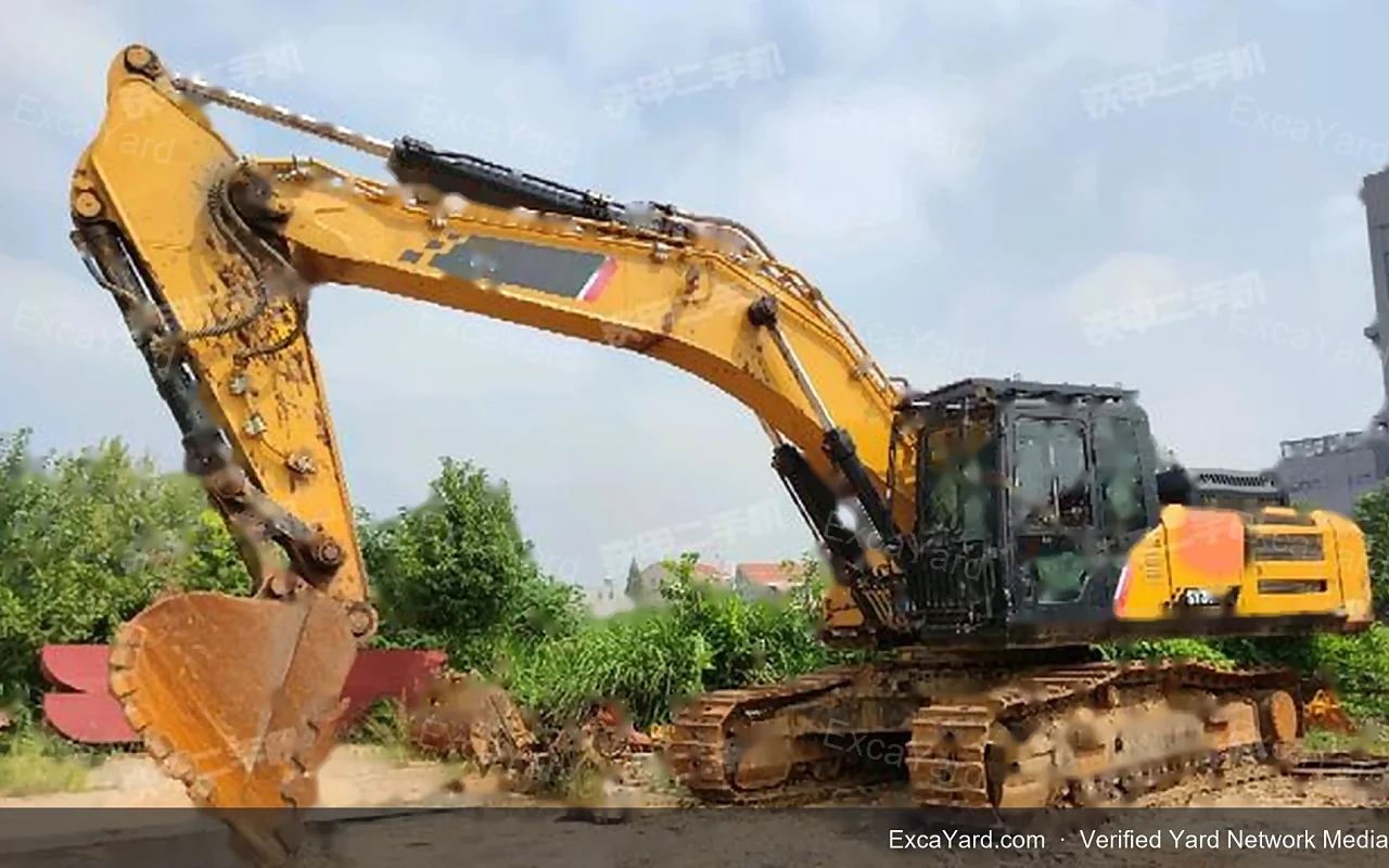 حفارة ساني SY375H موديل 2019 بعدد 7,200 ساعة درجة A للتصدير