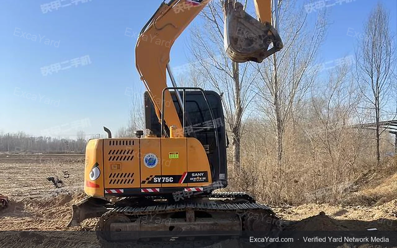 2017 Sany SY75C Used Excavator — gallery view 11, used excavator available for export from China