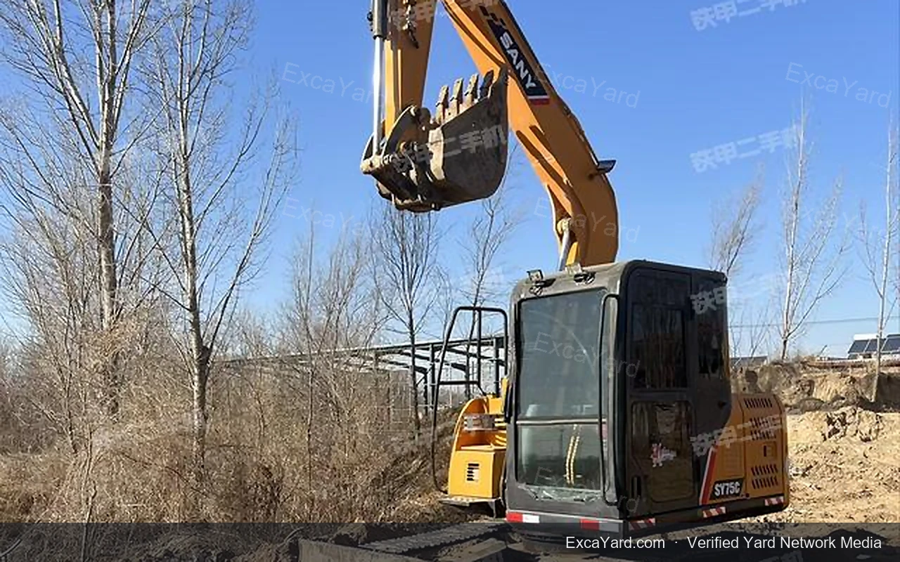 2017 Sany SY75C Used Excavator — gallery view 10, used excavator available for export from China