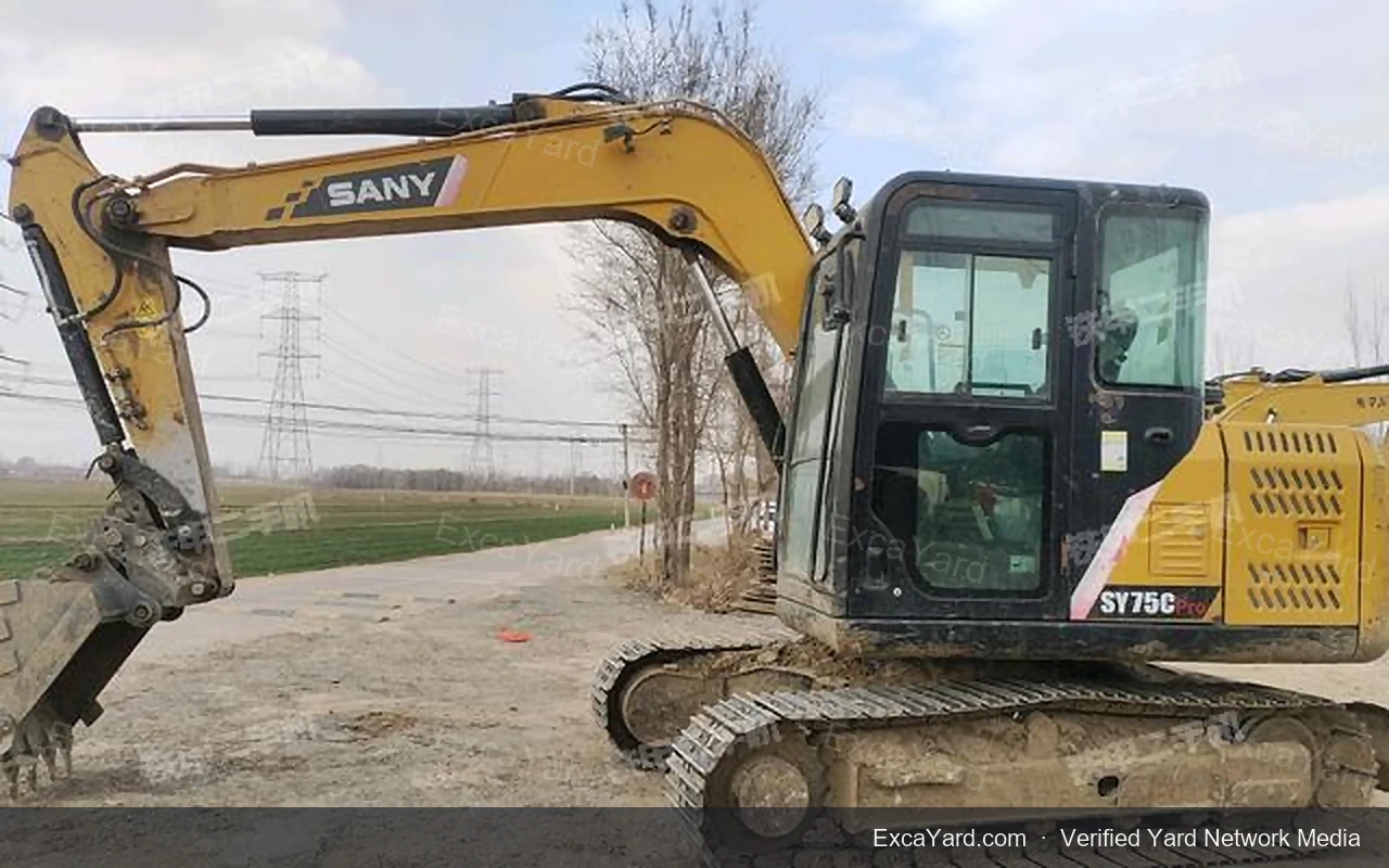 2017 Sany SY75C Used Excavator — gallery view 4, used excavator available for export from China