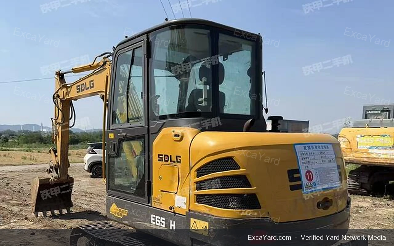 2024 SDLG E655H used excavator for sale — Grade A, 2,200 hours, FOB Shanghai $108,500 | Stock EXY-SDLGE655H-108