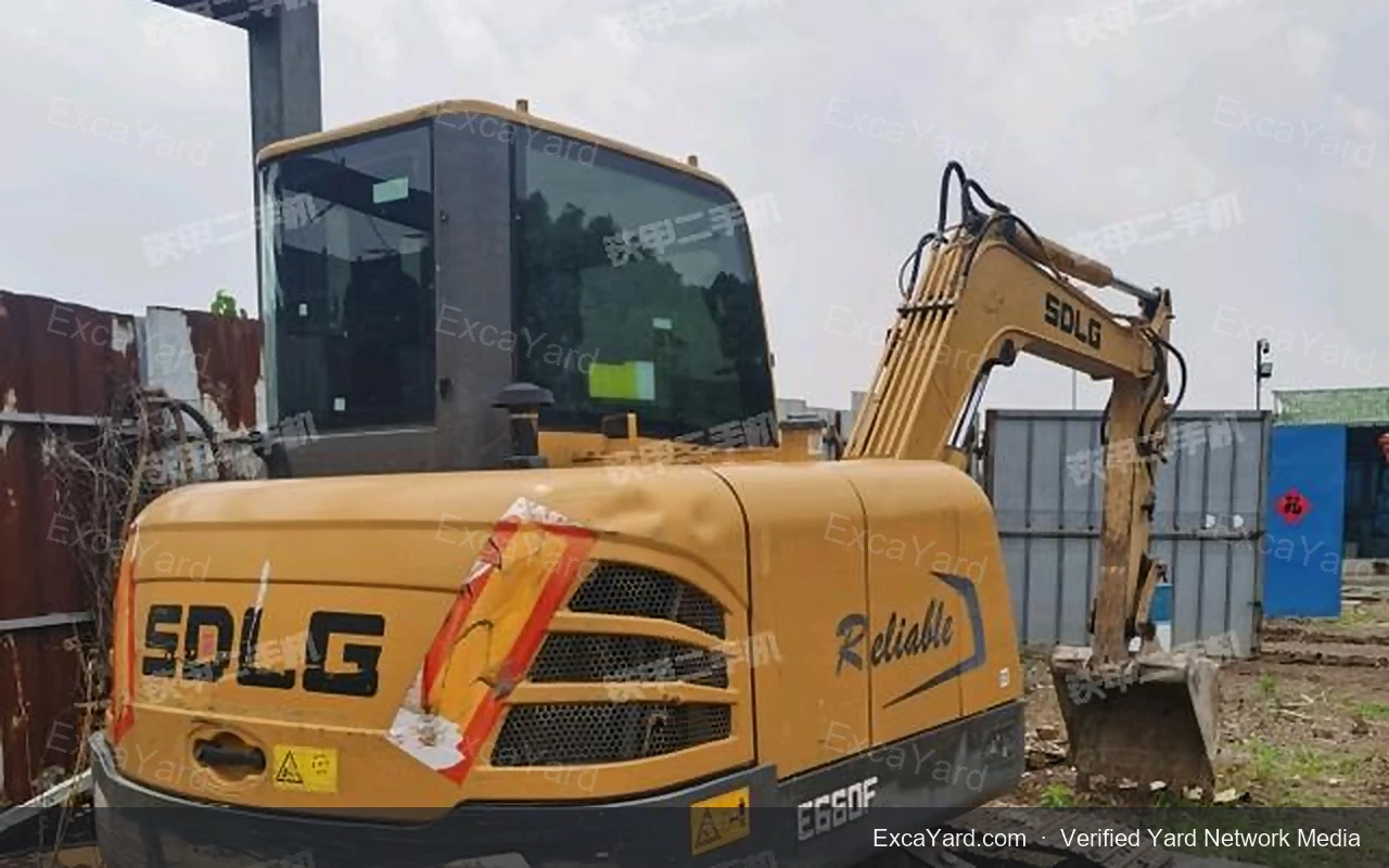 حفارة SDLG E660F موديل 2020، 5,300 ساعة، درجة A للتصدير