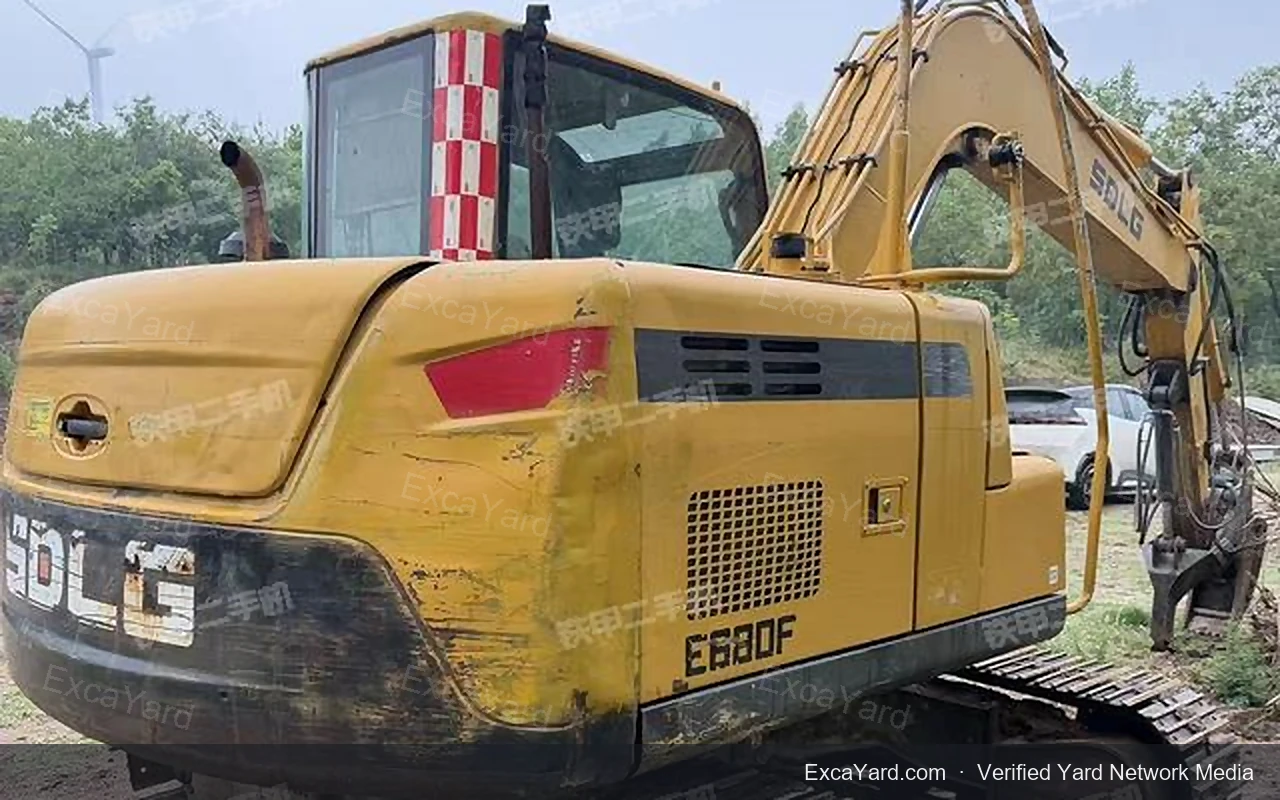 2018 SDLG E680F Used Excavator — gallery view 4, used excavator available for export from China