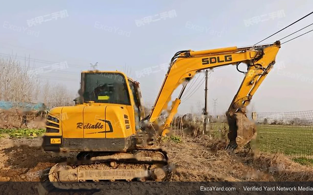 2018 SDLG LG6150 used excavator for sale — Grade A, 5,686 hours, FOB Shanghai $39,000 | Stock EXY-SDLGLG6150-057