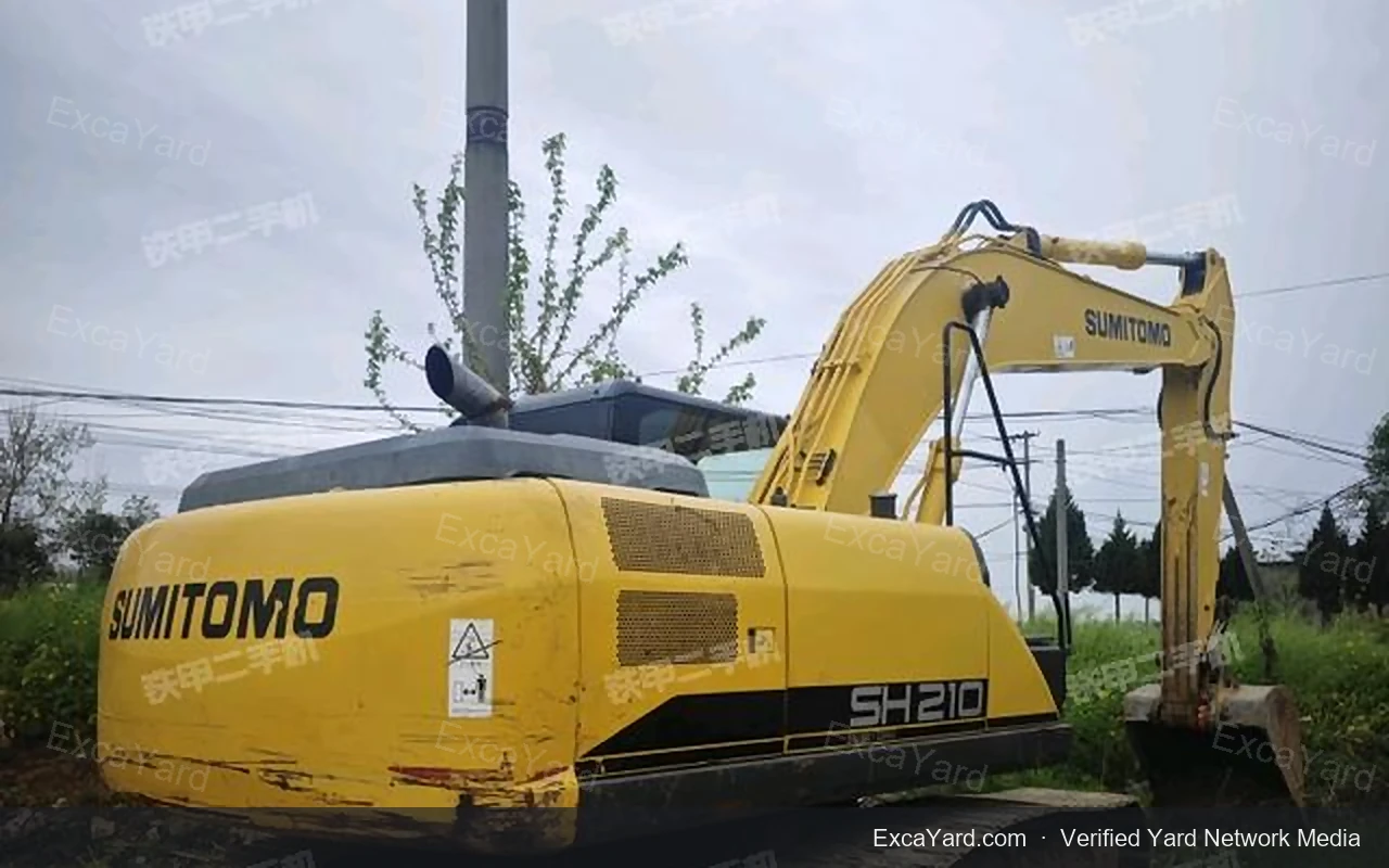 حفارة Sumitomo SH2106 موديل 2019 بساعات 8560 درجة B للتصدير