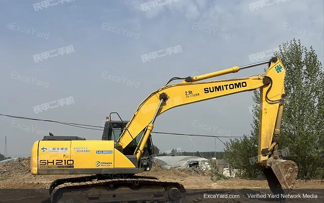 حفارة Sumitomo SH210A5 موديل 2020، 3,600 ساعة، درجة A للتصدير