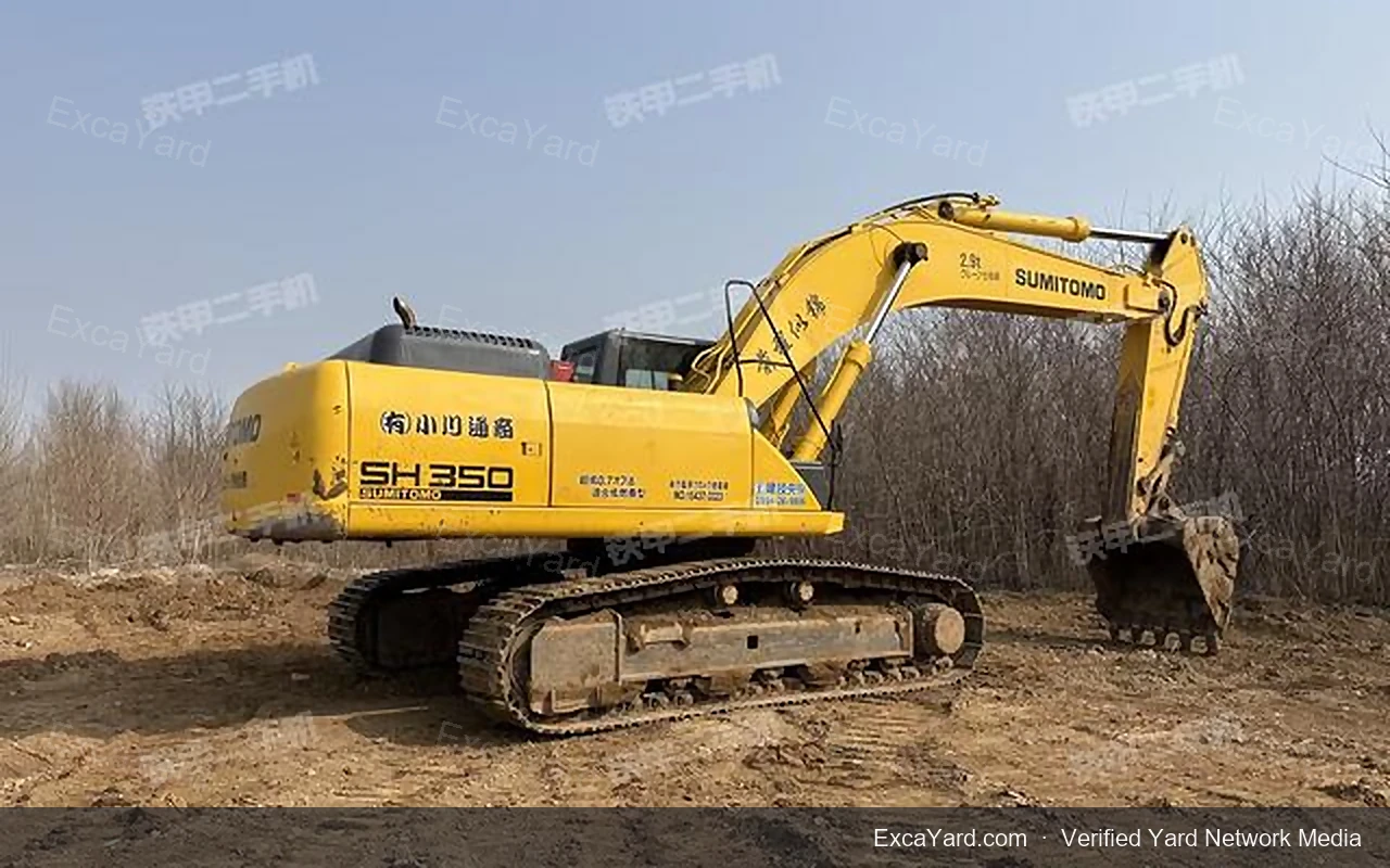 Excavadora Sumitomo SH3505 de 2014, 6.800 horas, grado B para exportación