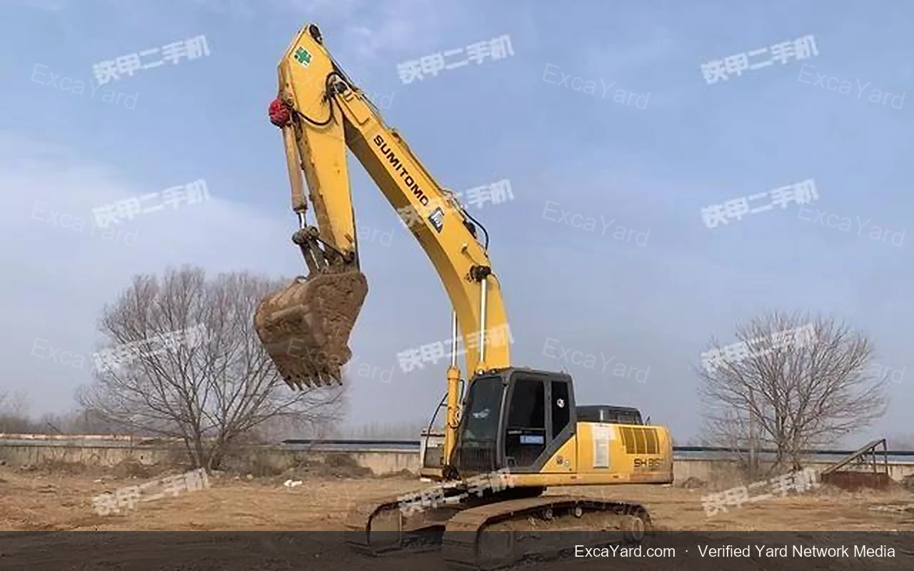 2014 Sumitomo SH3505 used excavator for sale — Grade B, 5,500 hours, FOB Shanghai $16,500 | Stock EXY-SUMISH3505-227