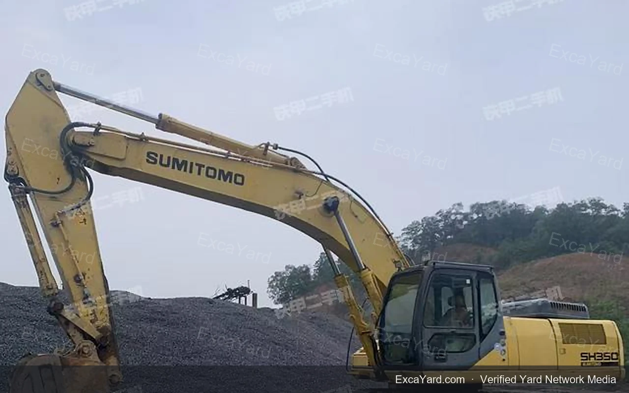 حفارة Sumitomo SH350HD3B موديل 2007، 9,700 ساعة، درجة ثانية