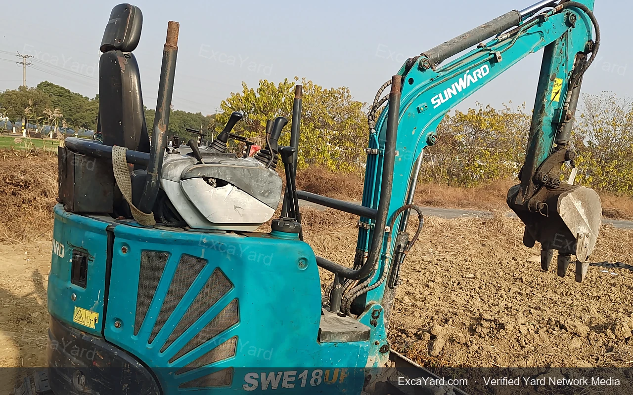 2021 Sunward SWE18UF Used Excavator — gallery view 3, used excavator available for export from China