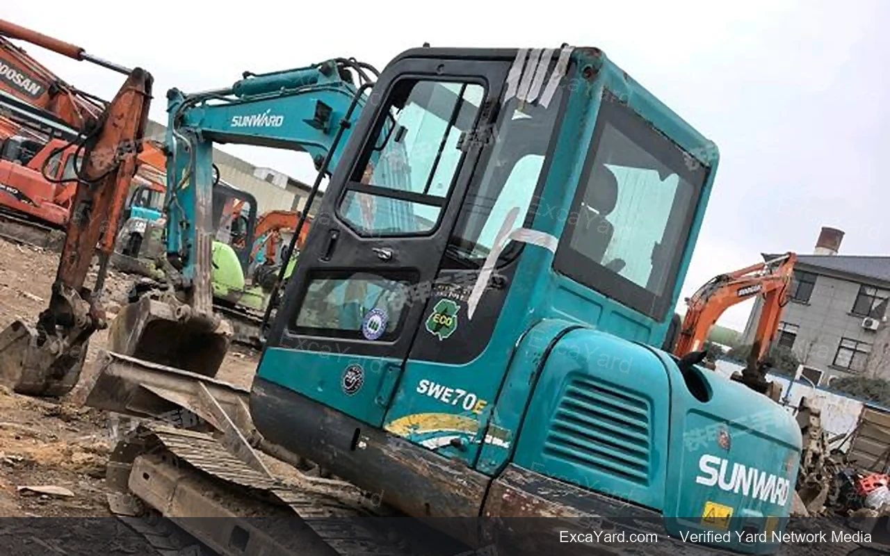 2010 Sunward SWE70E Used Excavator — gallery view 6, used excavator available for export from China