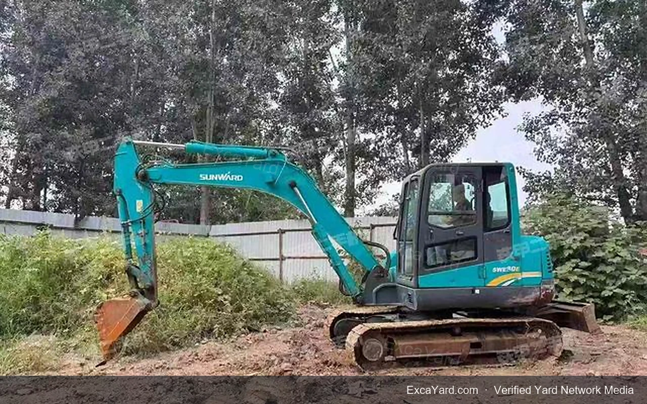 2017 Sunward SWE80E Used Excavator — gallery view 6, used excavator available for export from China