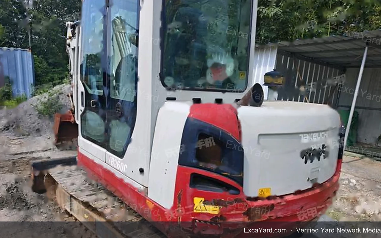 2018 Takeuchi TB260C Used Excavator — gallery view 13, used excavator available for export from China