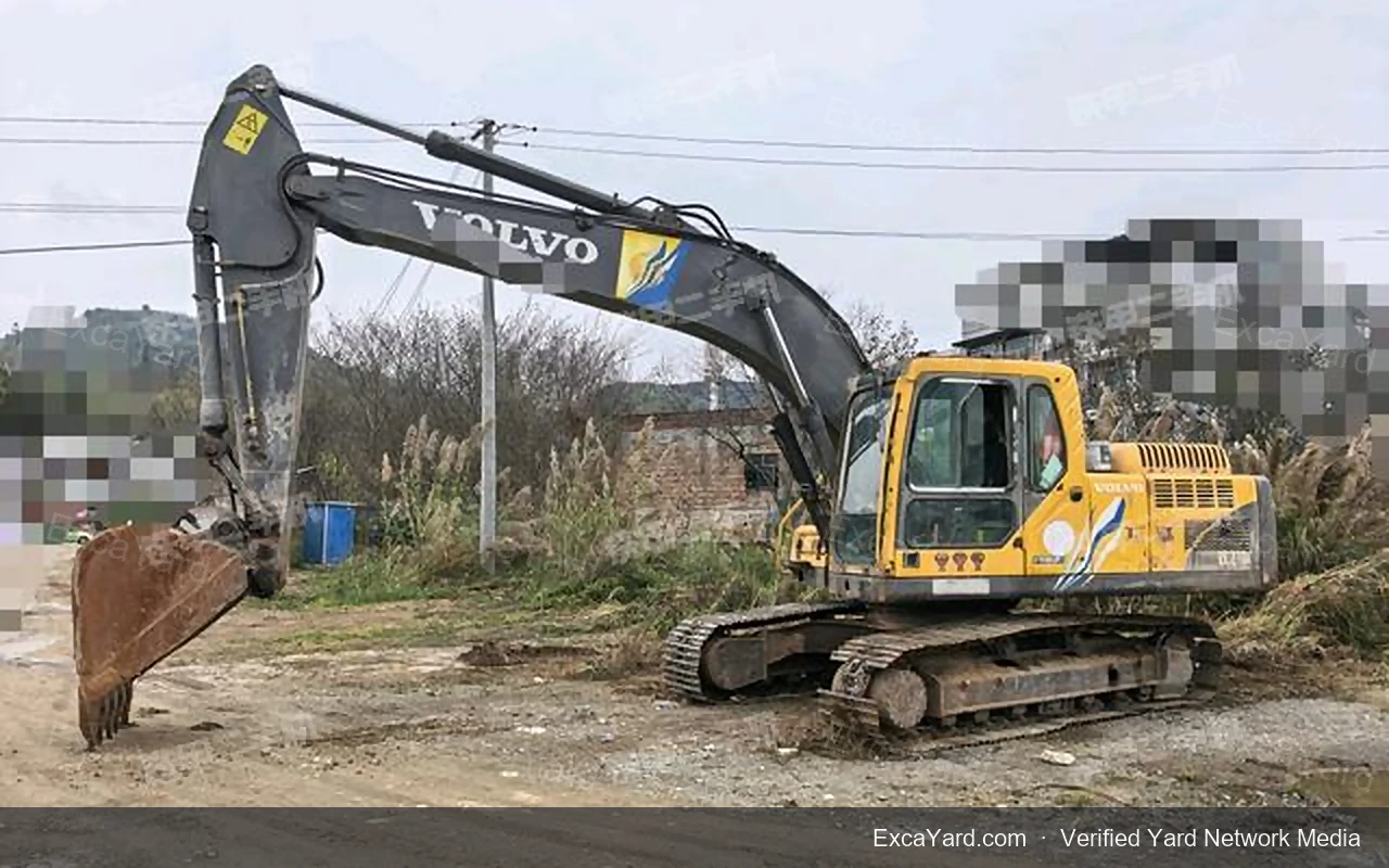 2017 Volvo EC200D1 used excavator for sale — Grade C, 12,000 hours, FOB Shanghai $13,000 | Stock EXY-VOLVEC200D1-167