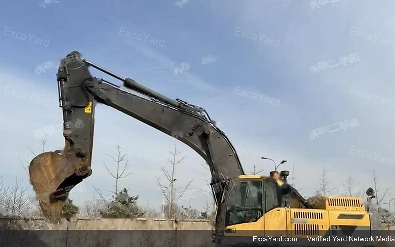 2017 Volvo EC380DL used excavator for sale — Grade A, 5,300 hours, FOB Shanghai $21,000 | Stock EXY-VOLVEC380DL-074