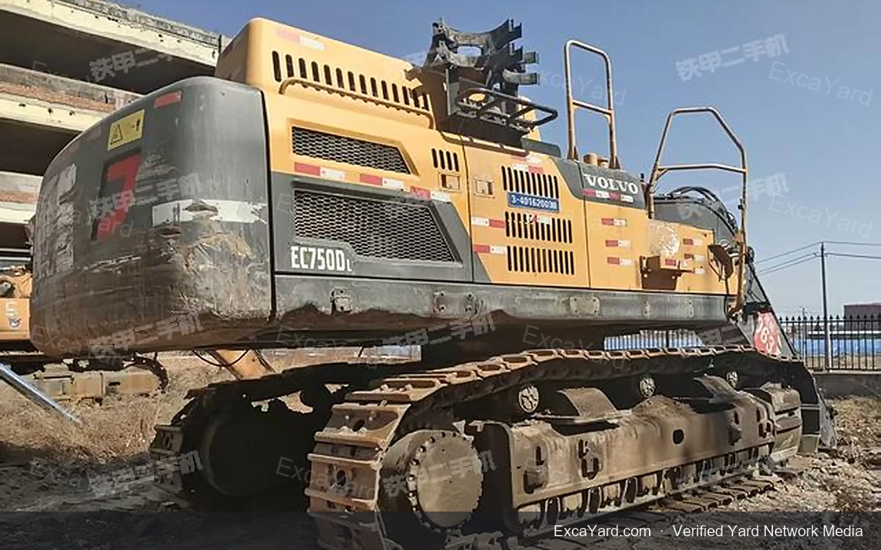 2020 Volvo EC750DL Used Excavator — gallery view 5, used excavator available for export from China