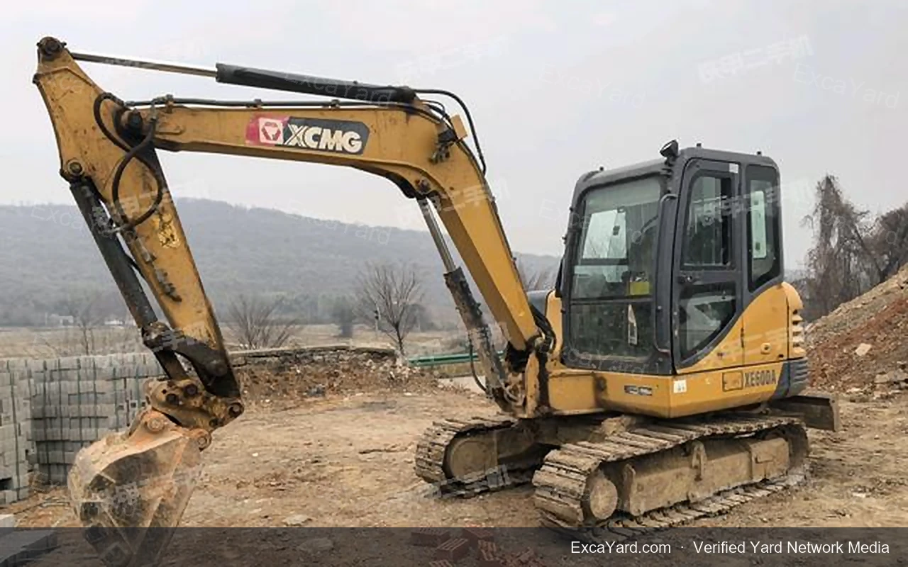 2020 XCMG XE60DA Used Excavator — gallery view 3, used excavator available for export from China